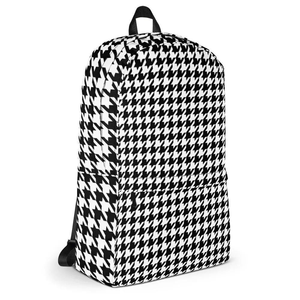 Houndstooth Don't wait Futuristic Backpack
