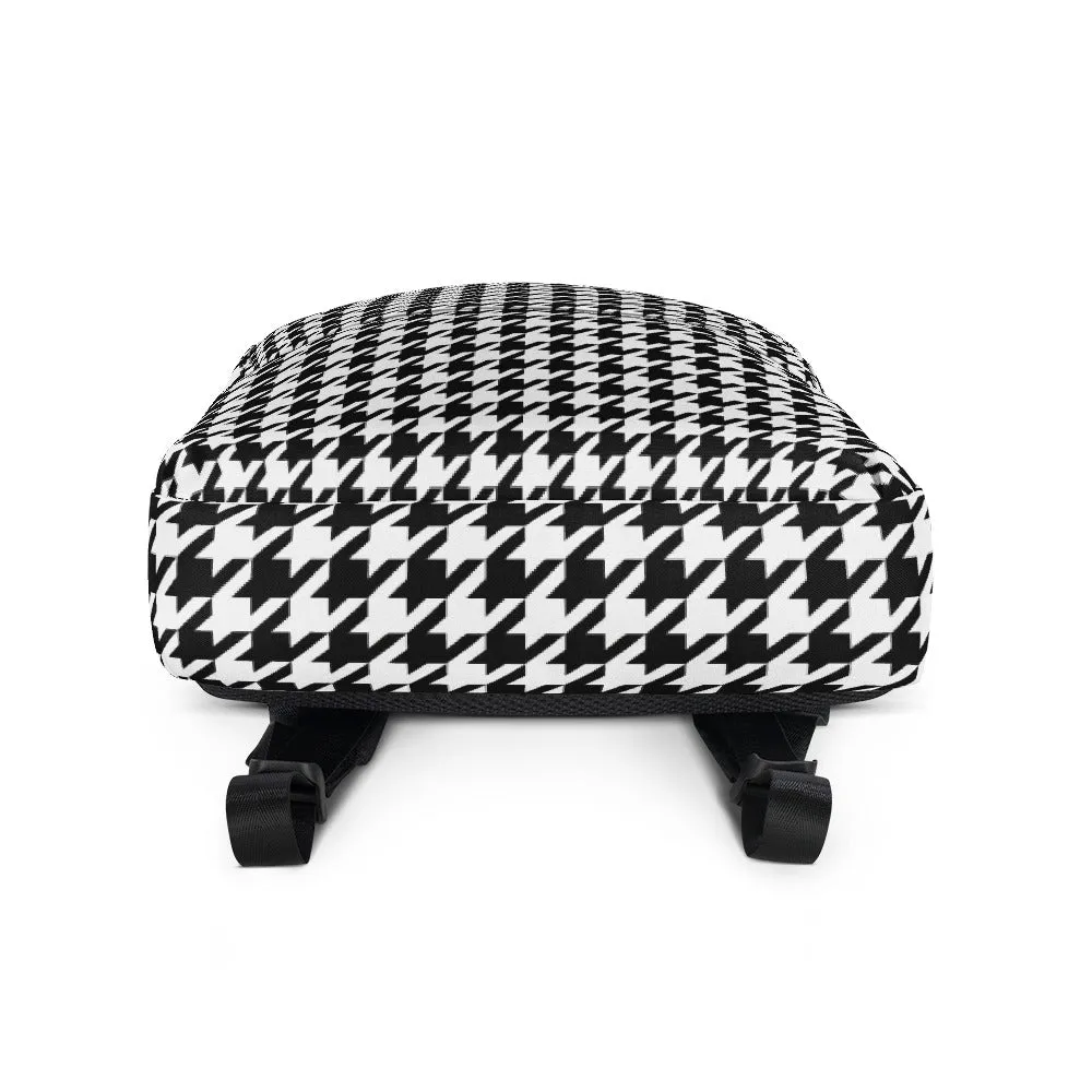 Houndstooth Don't wait Futuristic Backpack