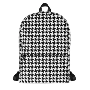 Houndstooth Don't wait Futuristic Backpack