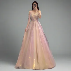 Illusion Strapless Evening Gown
