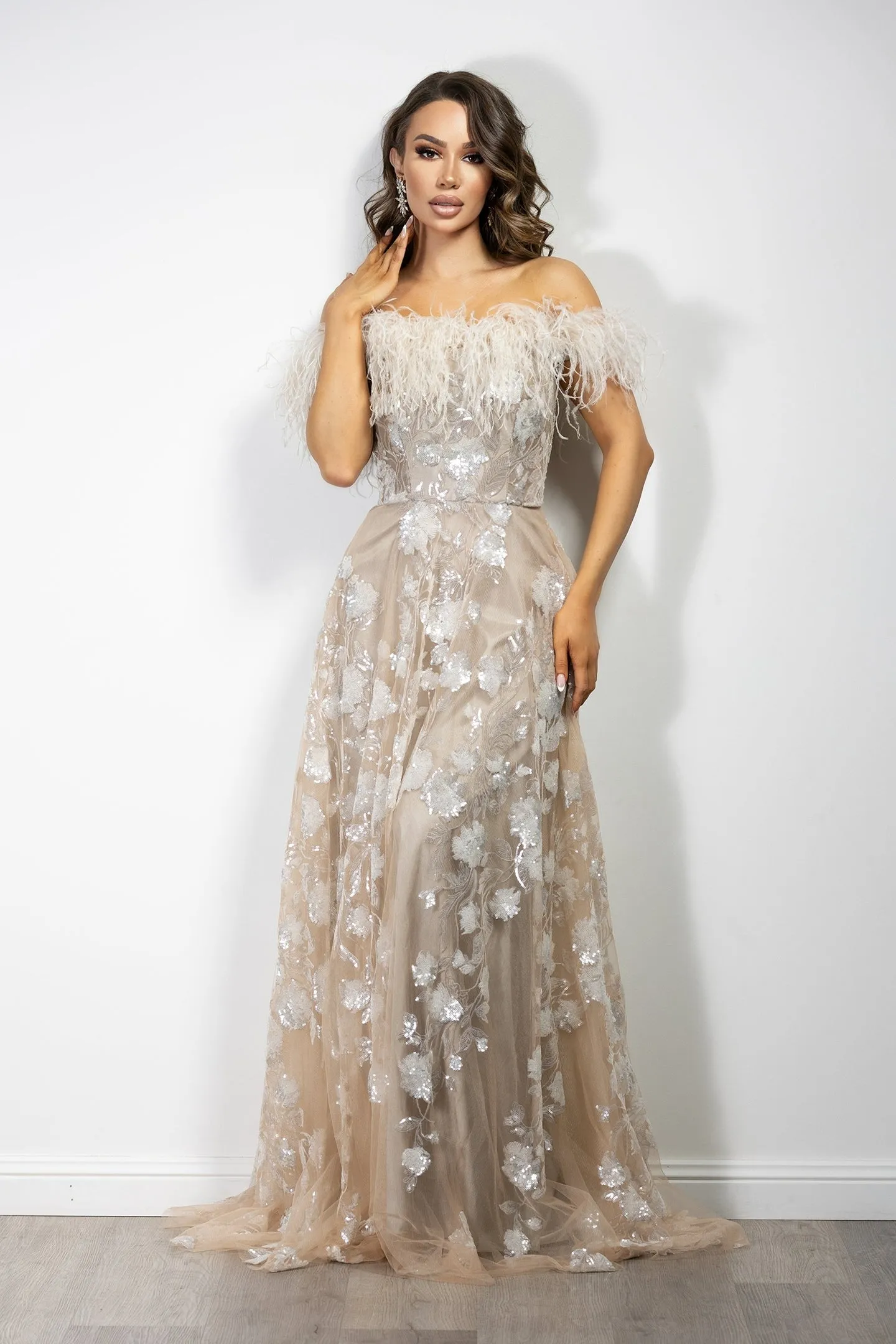 Jardin Gown- Champagne.