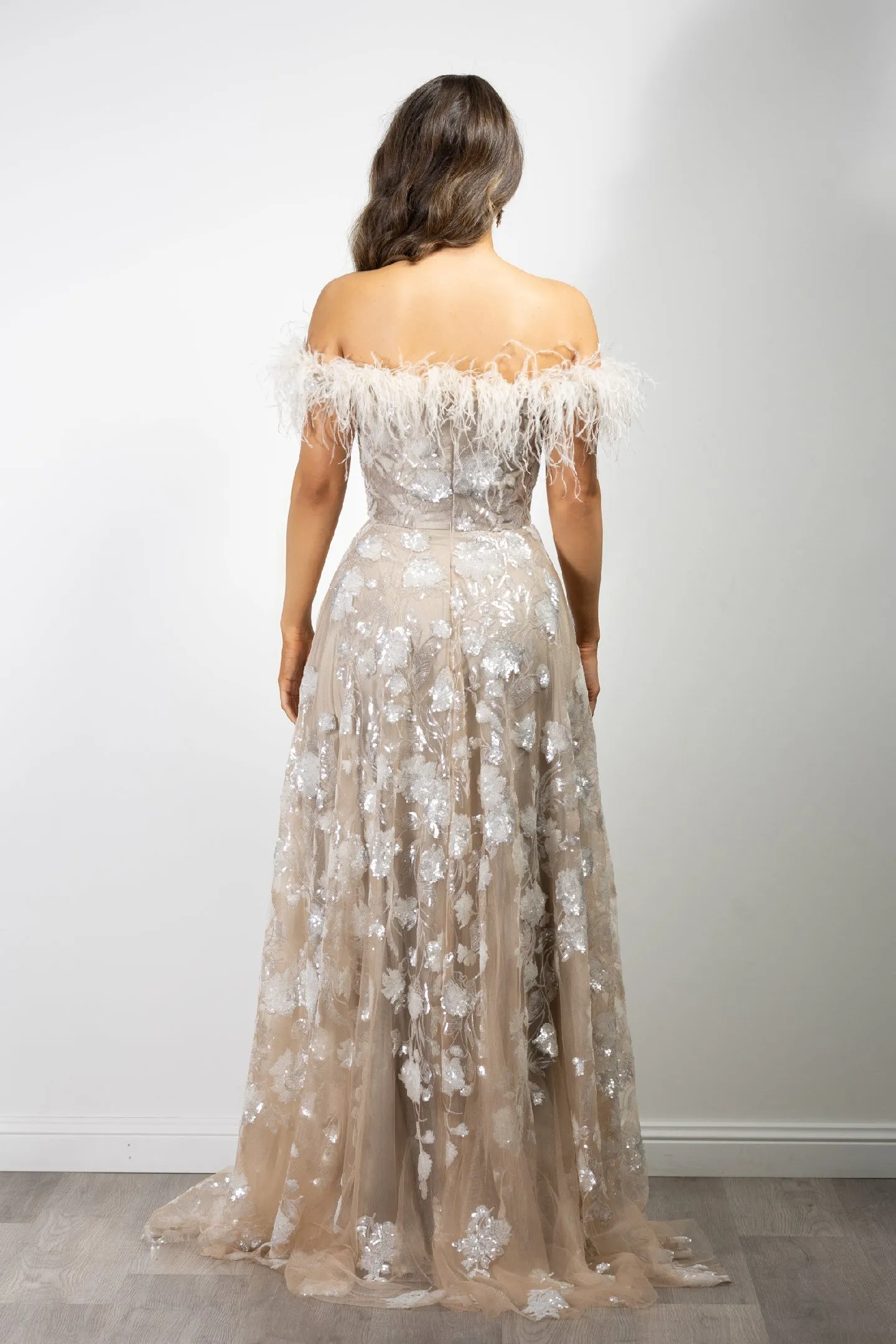 Jardin Gown- Champagne.