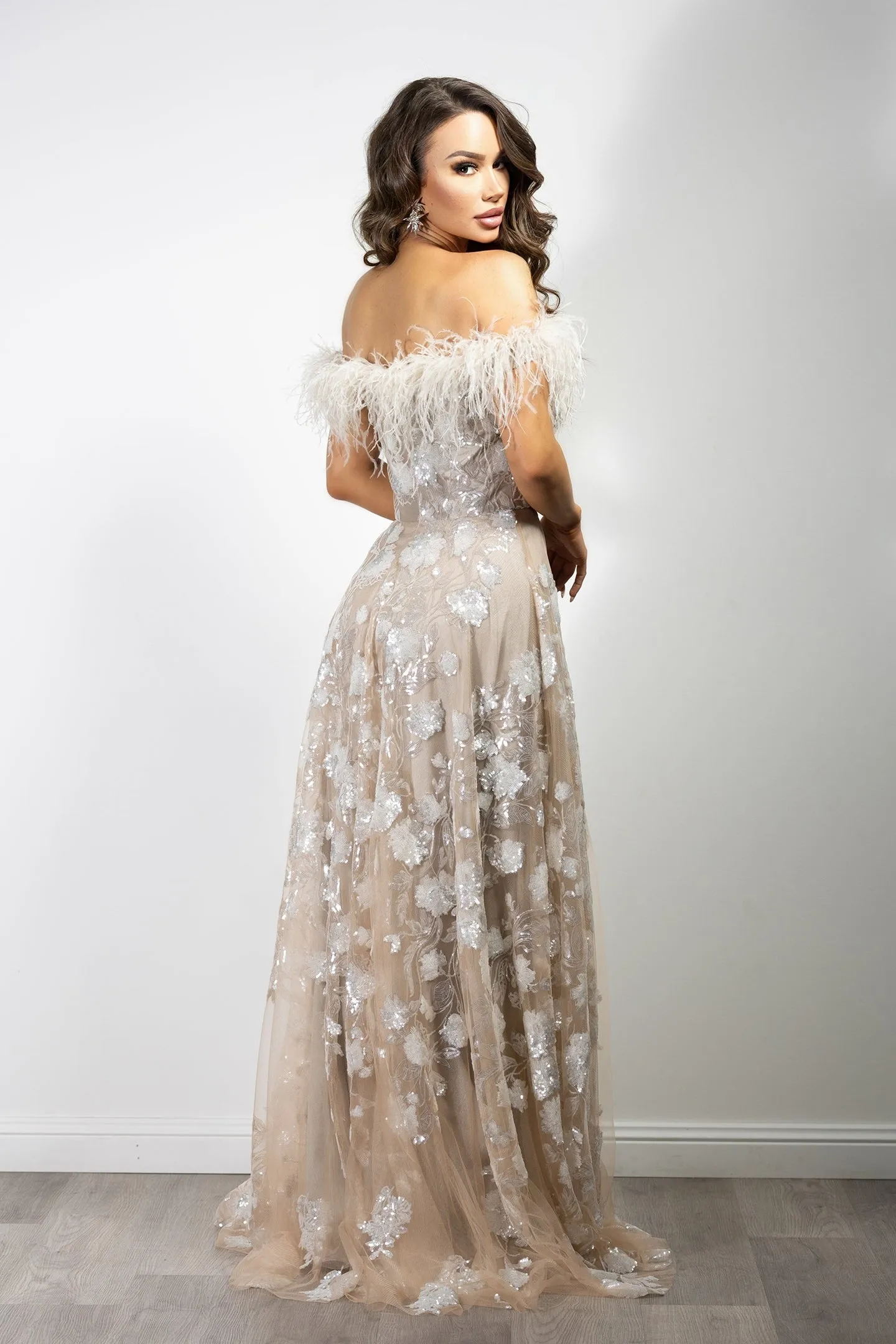 Jardin Gown- Champagne.