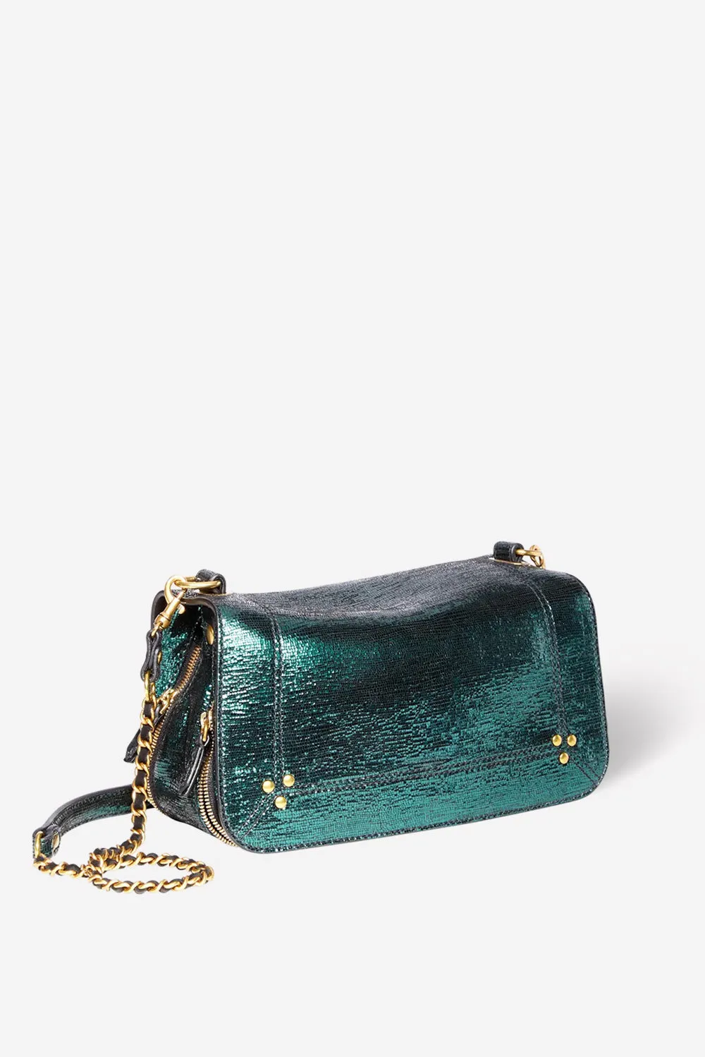 Jerome Dreyfuss crossbody Bobi 44BOBICH lame vert