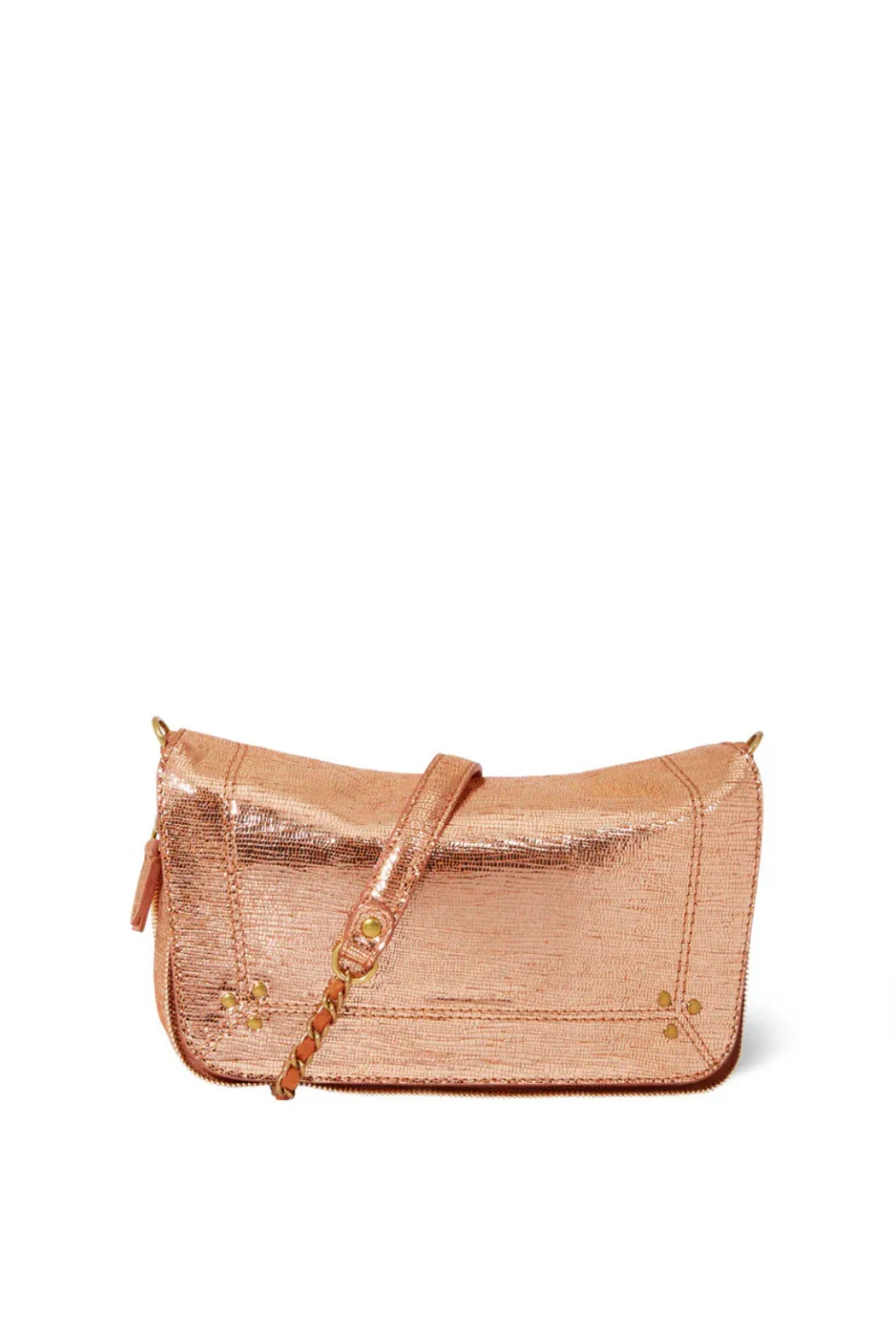 Jerome Dreyfuss crossbody Bobi S 45BOBISCH lame rose gld