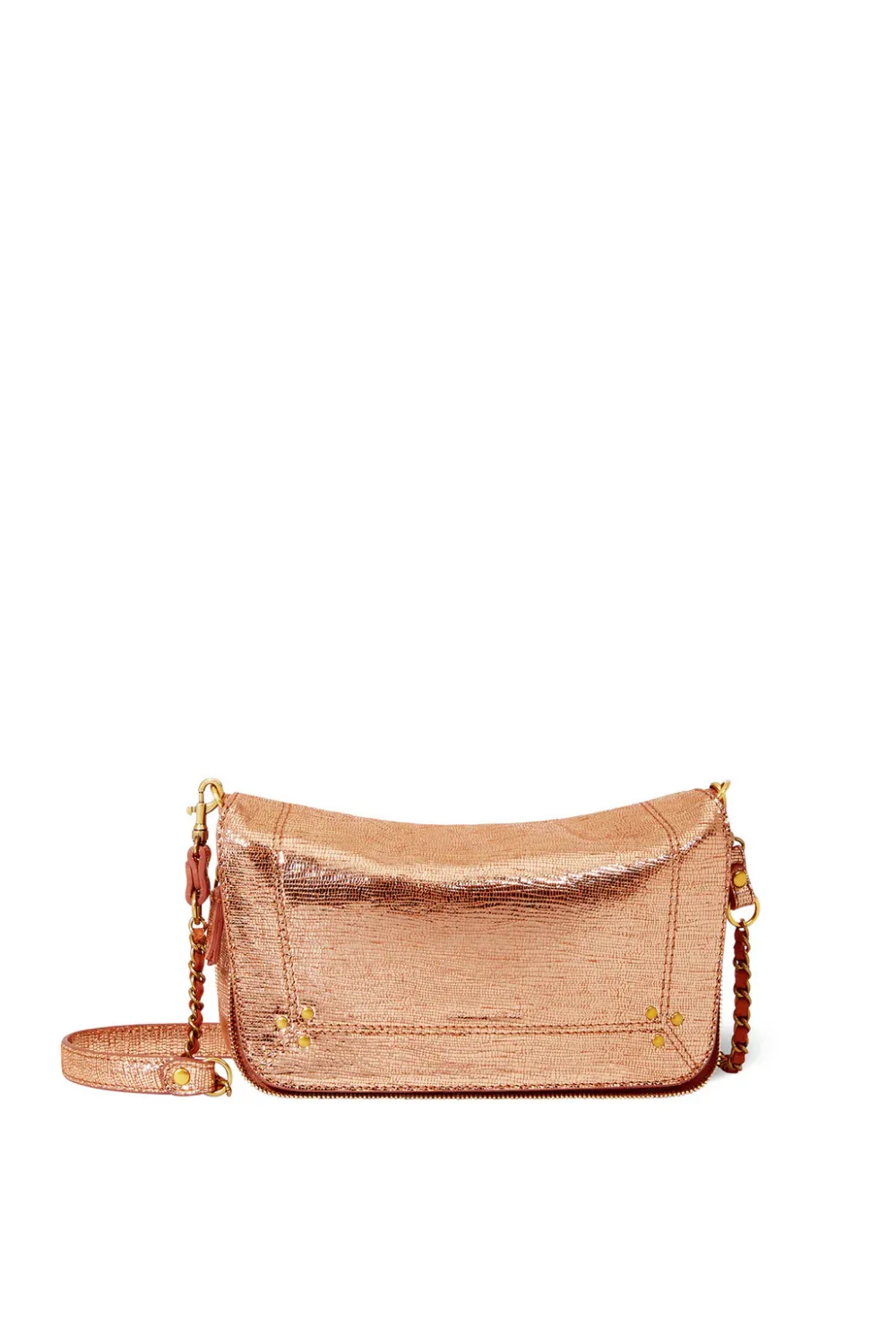 Jerome Dreyfuss crossbody Bobi S 45BOBISCH lame rose gld