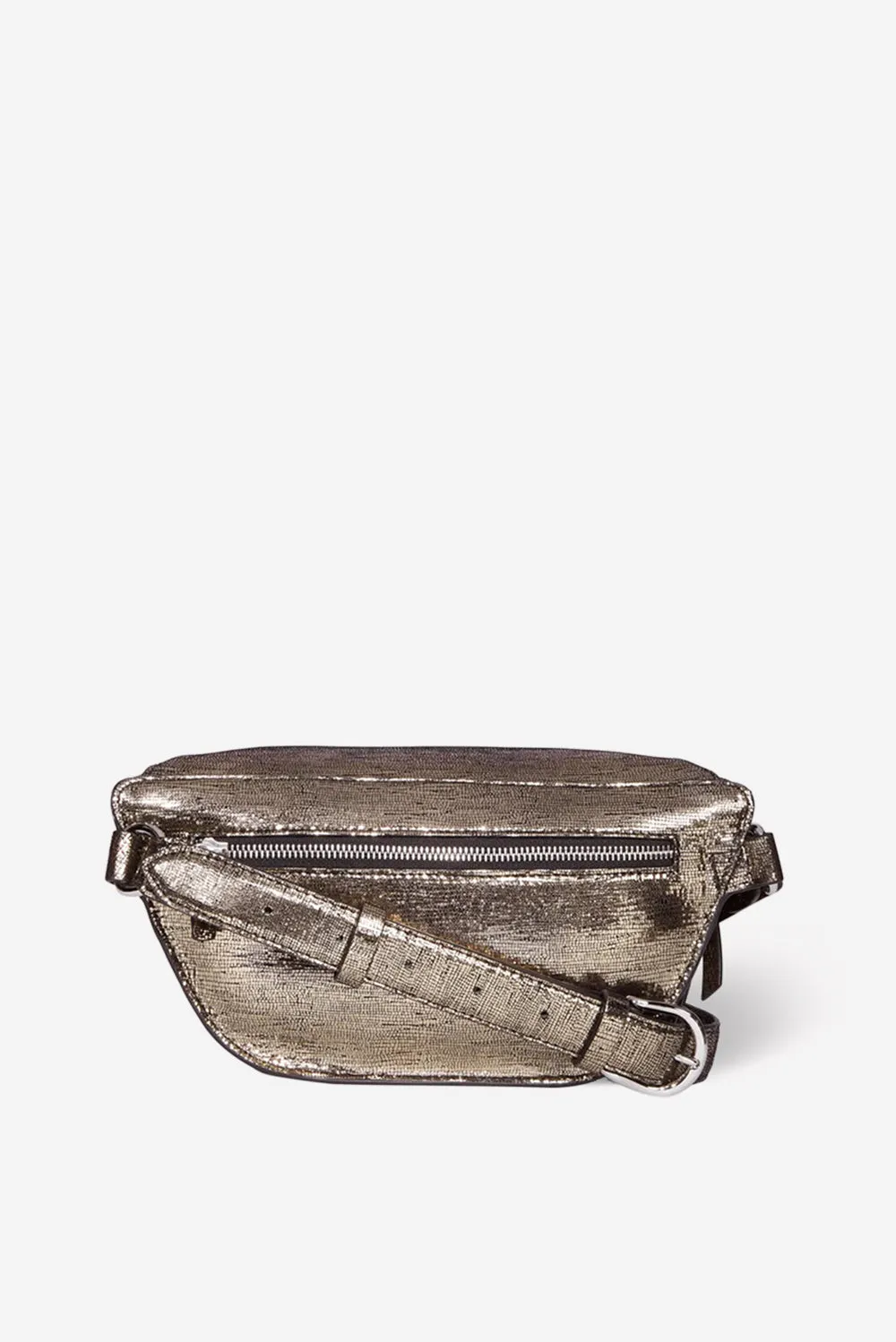 Jerome Dreyfuss crossbody Lino Banane 44LINOBCH lame champagne