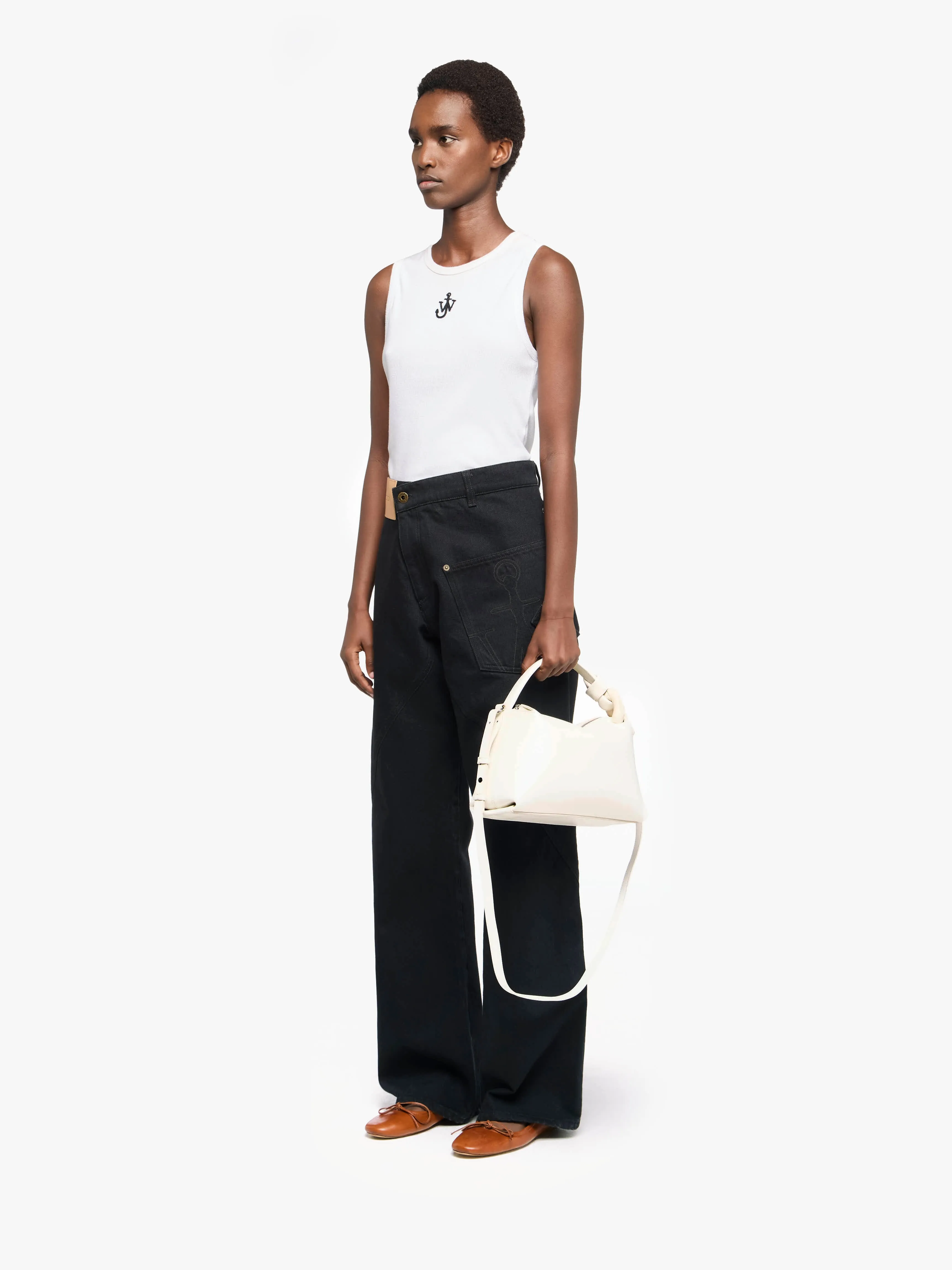 JWA CORNER BAG - LEATHER CROSSBODY BAG