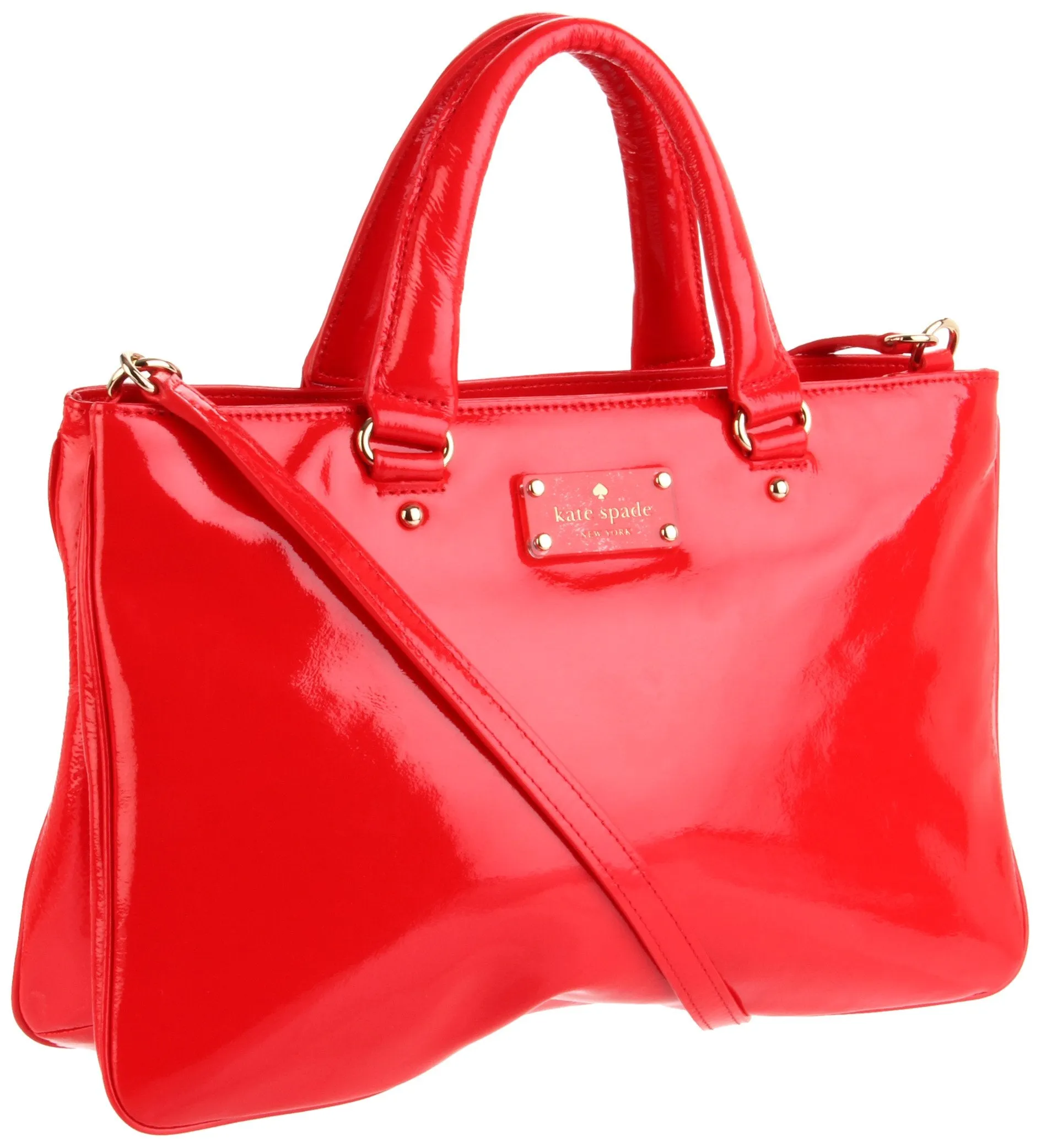 Kate Spade New York Fanfare Brette Satchel Scarlet