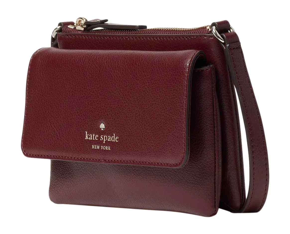 Kate Spade New York Greene Street Karlee Leather Crossbody (CHERRYWOOD)