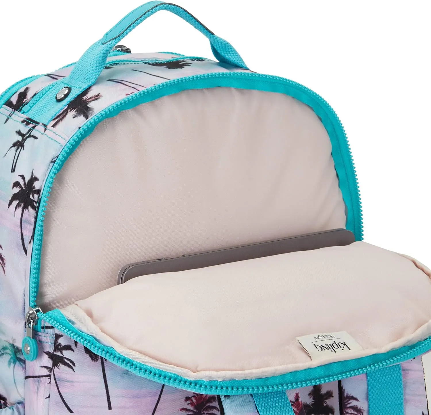 Kipling Seoul Extra Large Laptop Backpack Shadow Palm Print One Size