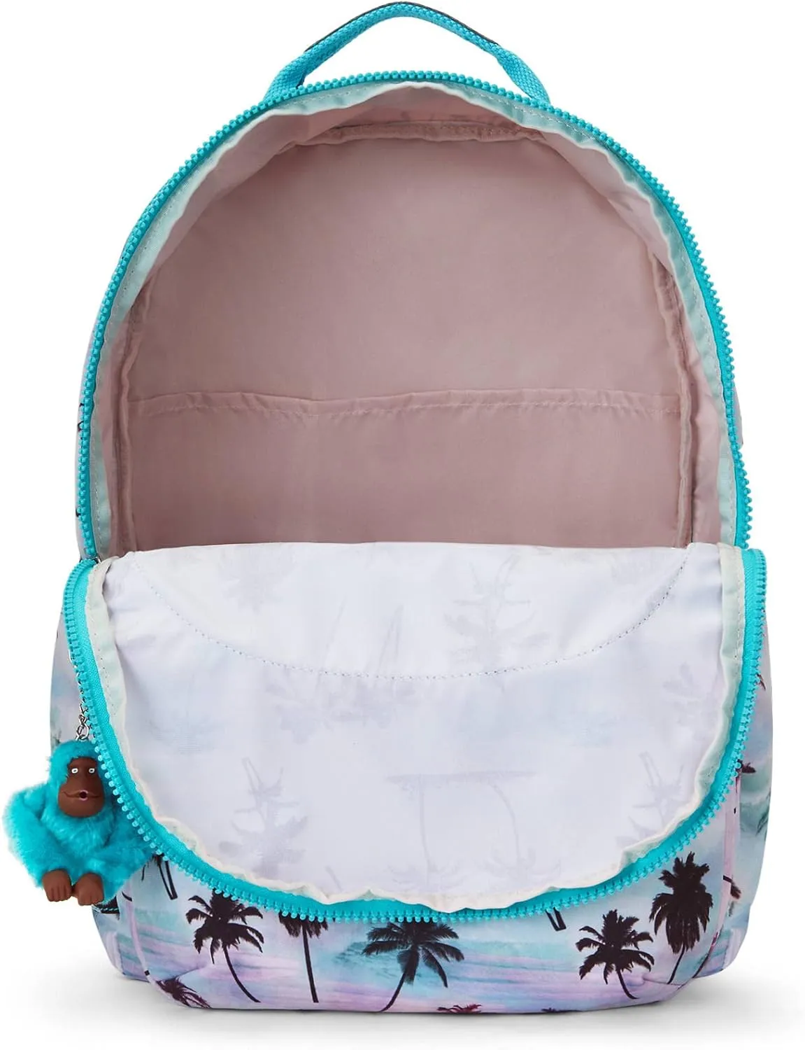 Kipling Seoul Extra Large Laptop Backpack Shadow Palm Print One Size
