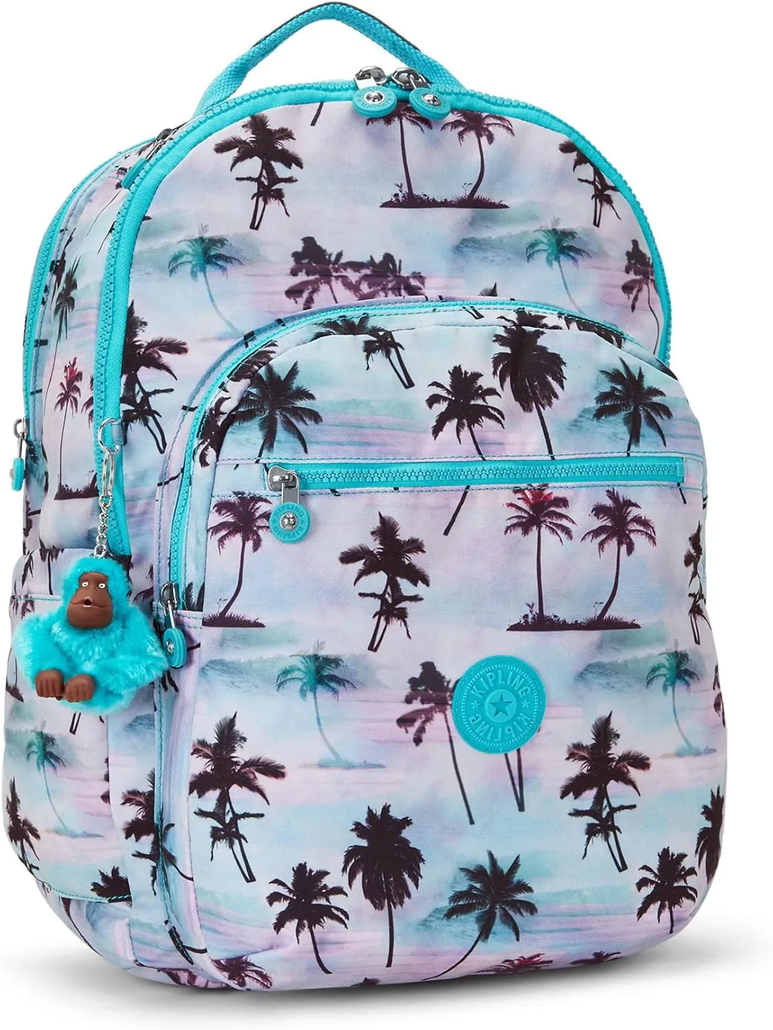 Kipling Seoul Extra Large Laptop Backpack Shadow Palm Print One Size
