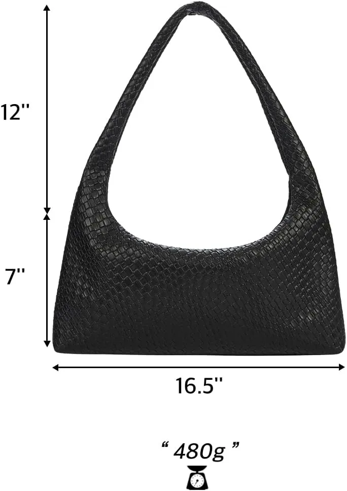 KWANI Cross Body Slouchy HoboBag for Women – Embossed Luxury, Shoulder & Hand Bag