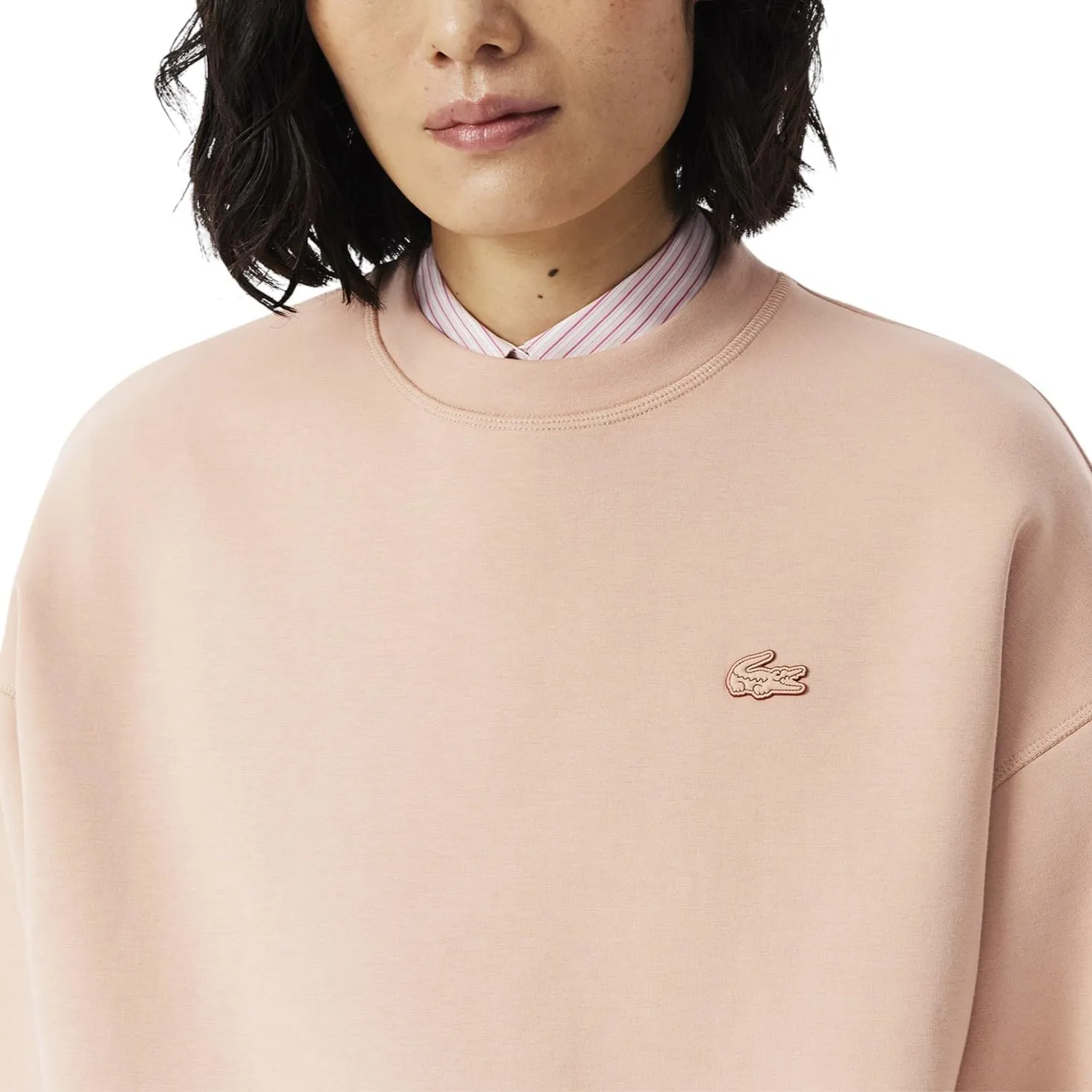 Lacoste Women's Back Print Oversized Sweatshirt