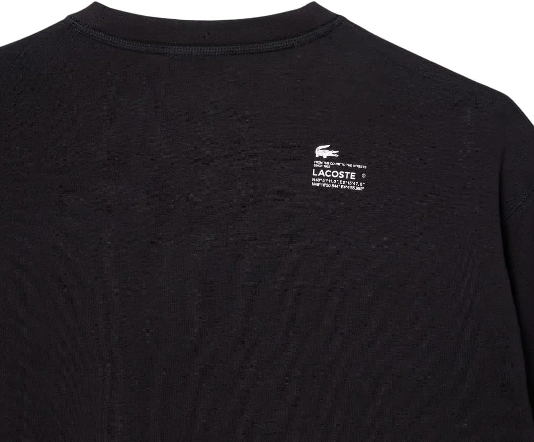 Lacoste womens Back Print Oversized Sweatshirt