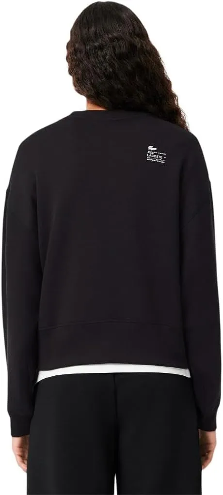 Lacoste womens Back Print Oversized Sweatshirt