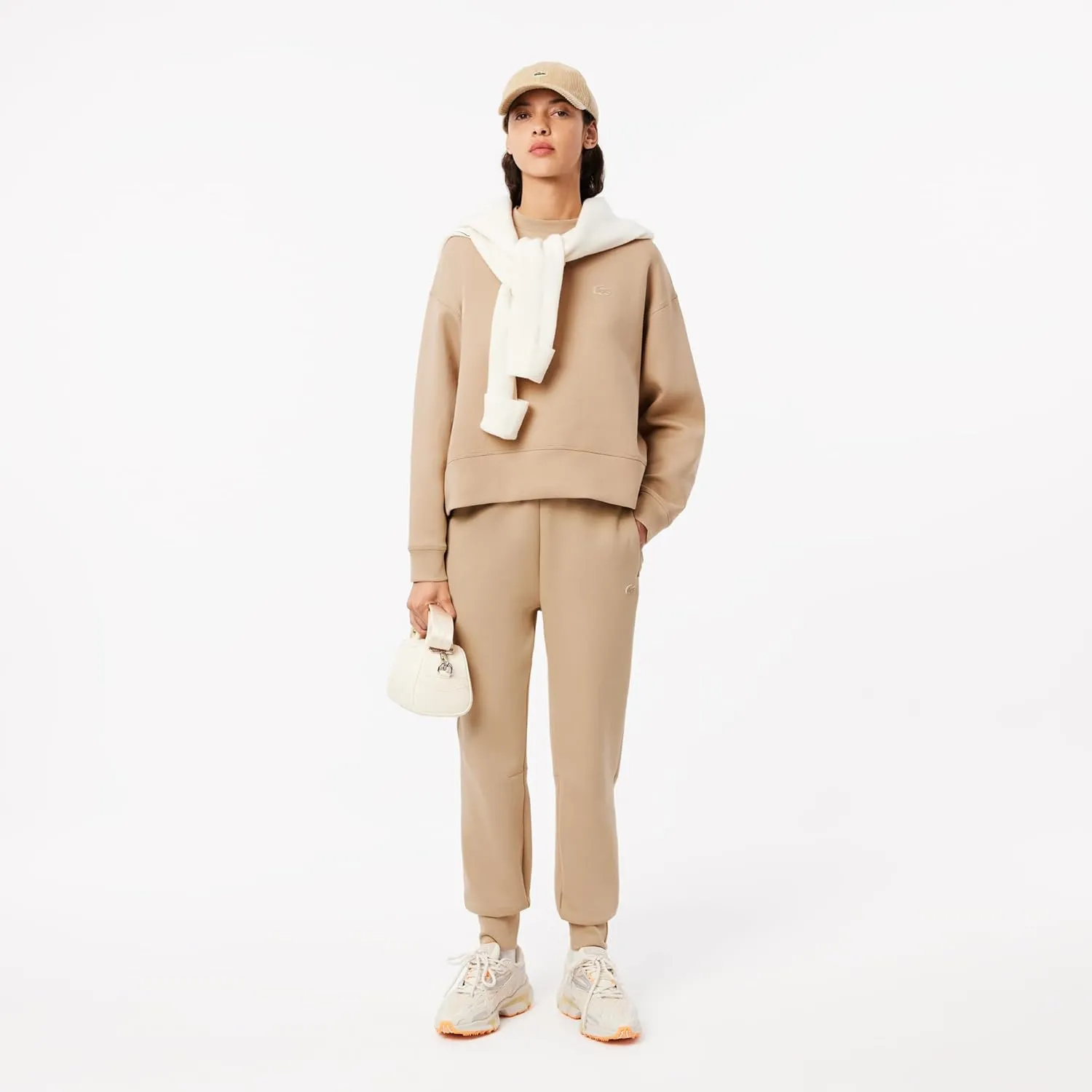 Lacoste Women's Back Print Oversized Sweatshirt