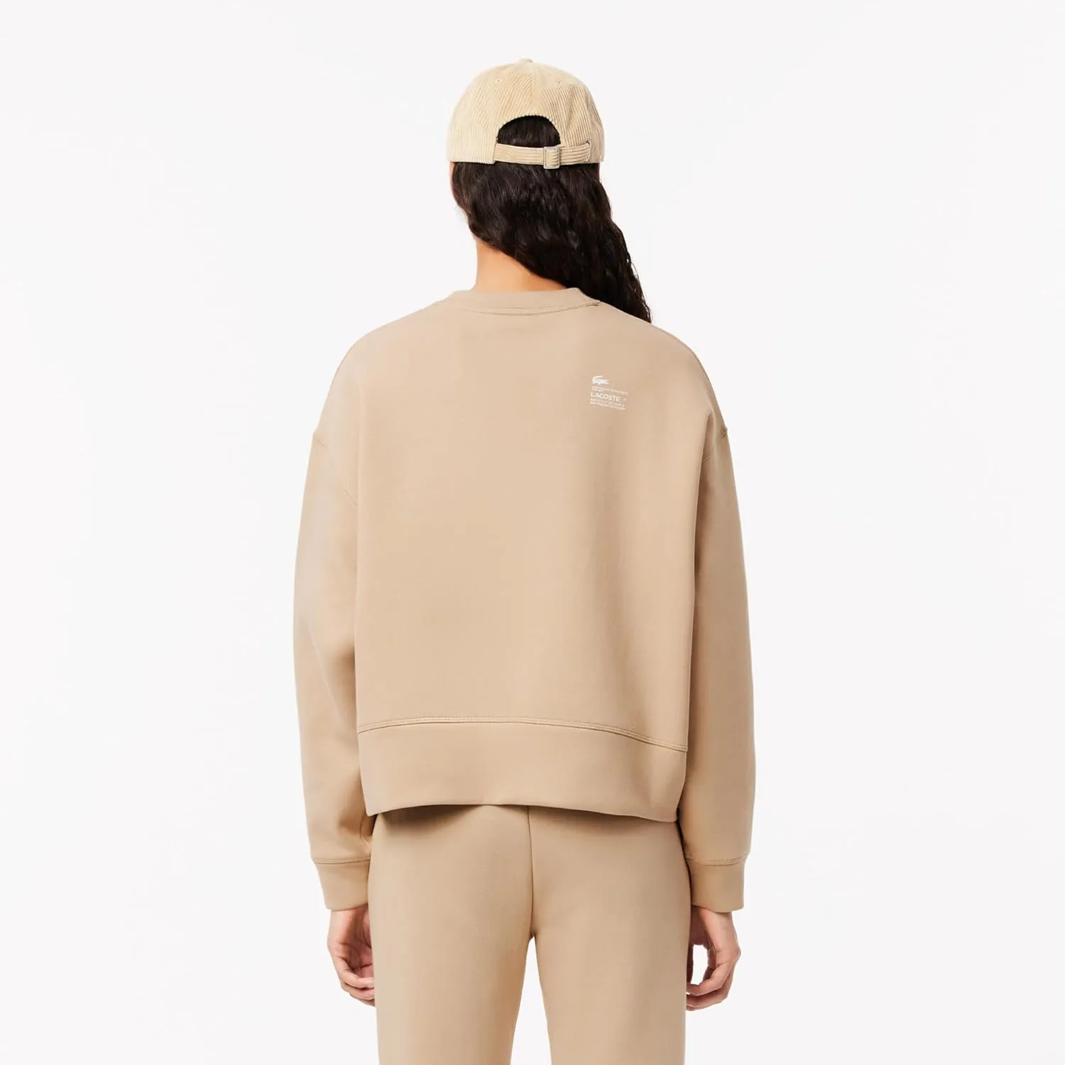 Lacoste Women's Back Print Oversized Sweatshirt