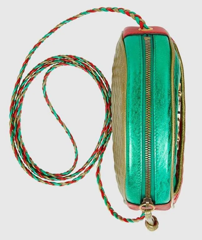 Laminated Leather Mini Bag