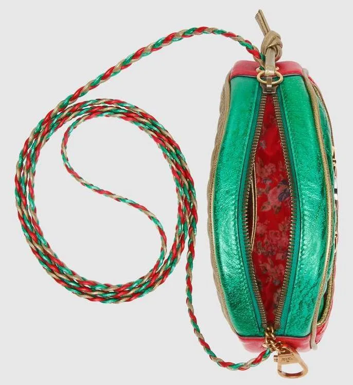 Laminated Leather Mini Bag