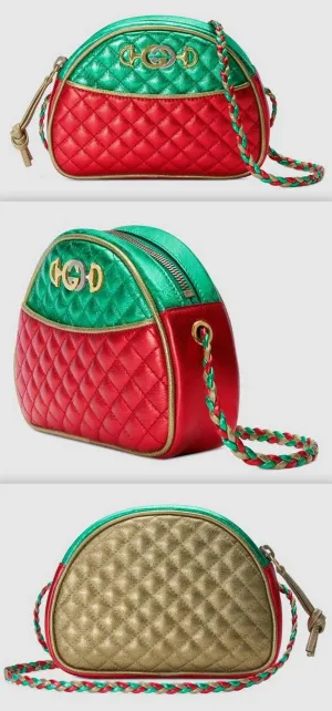 Laminated Leather Mini Bag