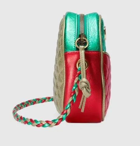 Laminated Leather Mini Bag