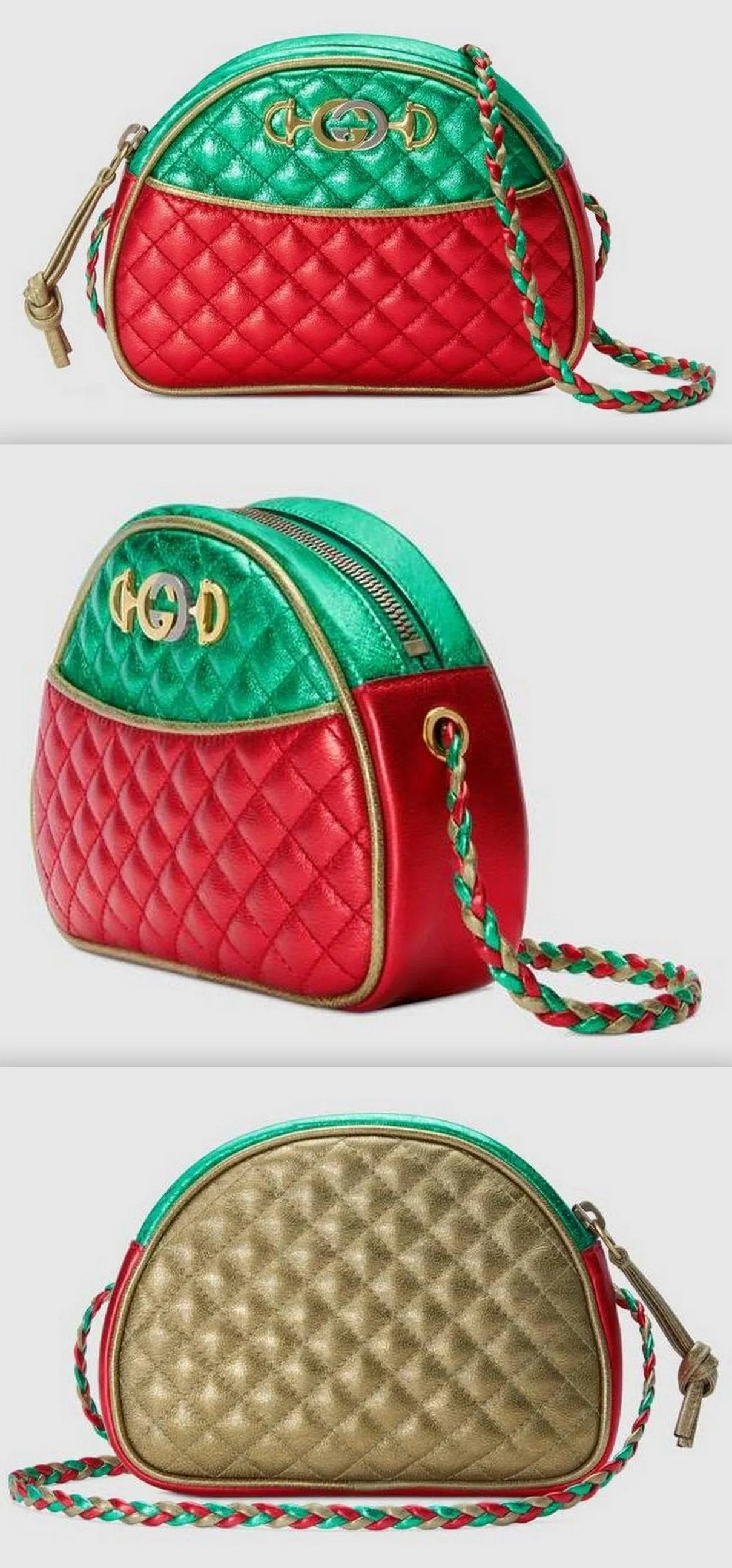 Laminated Leather Mini Bag