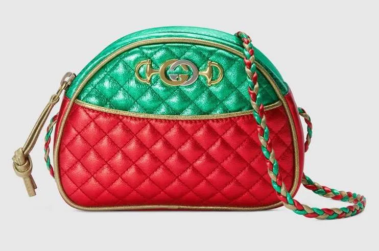 Laminated Leather Mini Bag