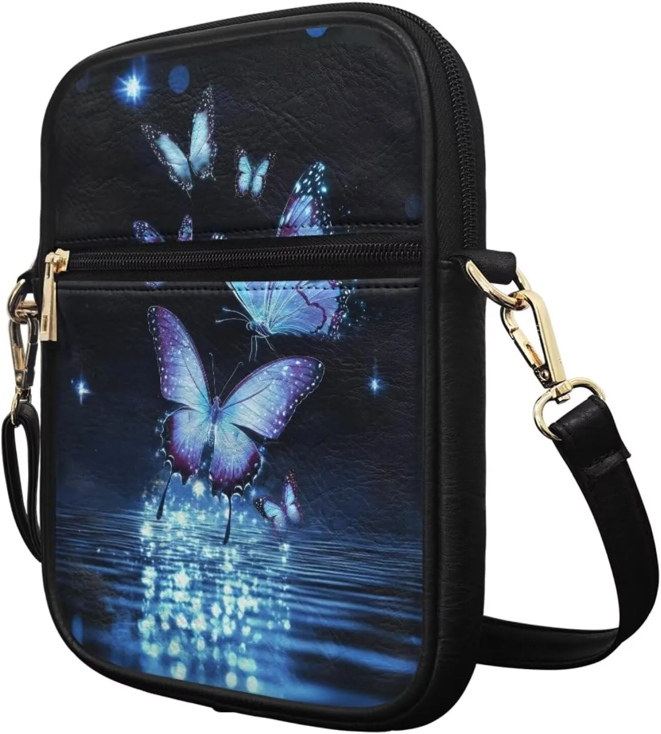 Leather Small Crossbody Bags for Women Cross Body Shoulder Purse Trendy Crossbody Phone Purses Handbags