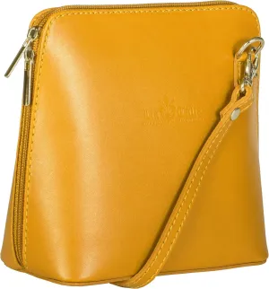 LiaTalia Genuine Italian Leather Small Crossbody Bag for Women – Handmade Mini Shoulder Purse from Florence Tuscany – Abby