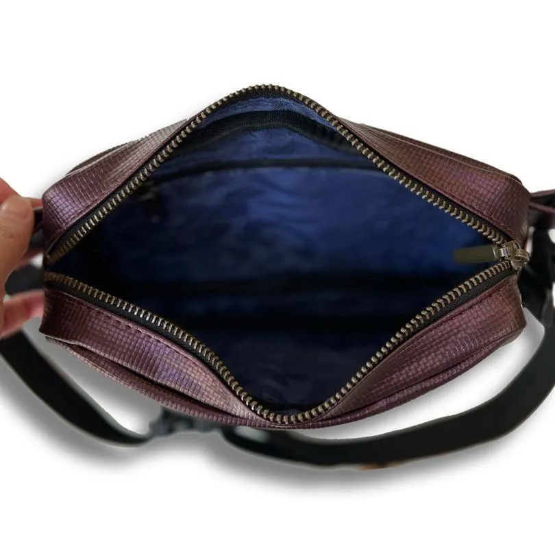 Light Blue Nubuck-like Lawrence Fanny Pack