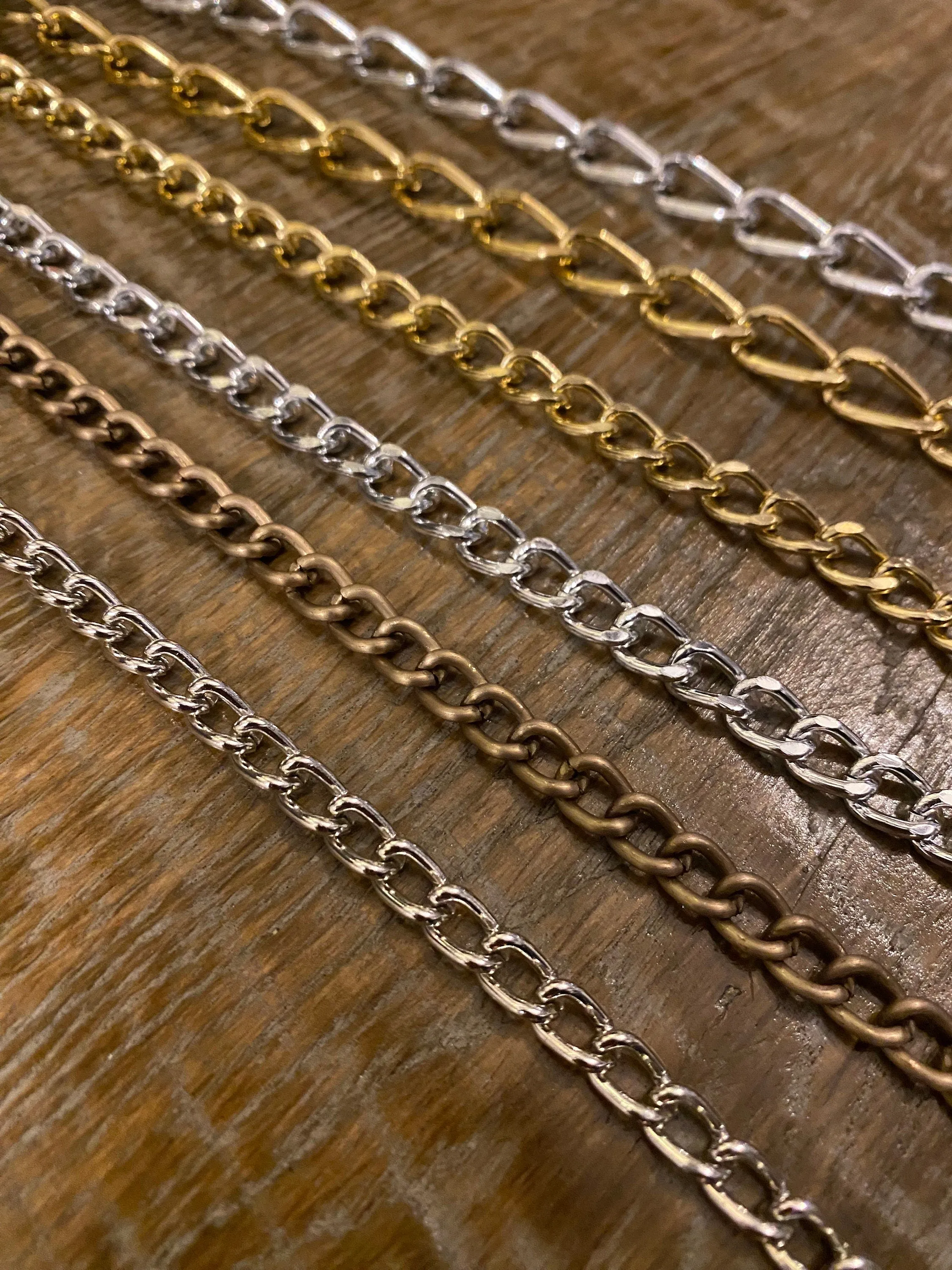 Light Weight Metal Chain, Aluminium Chain, Gold, Silver