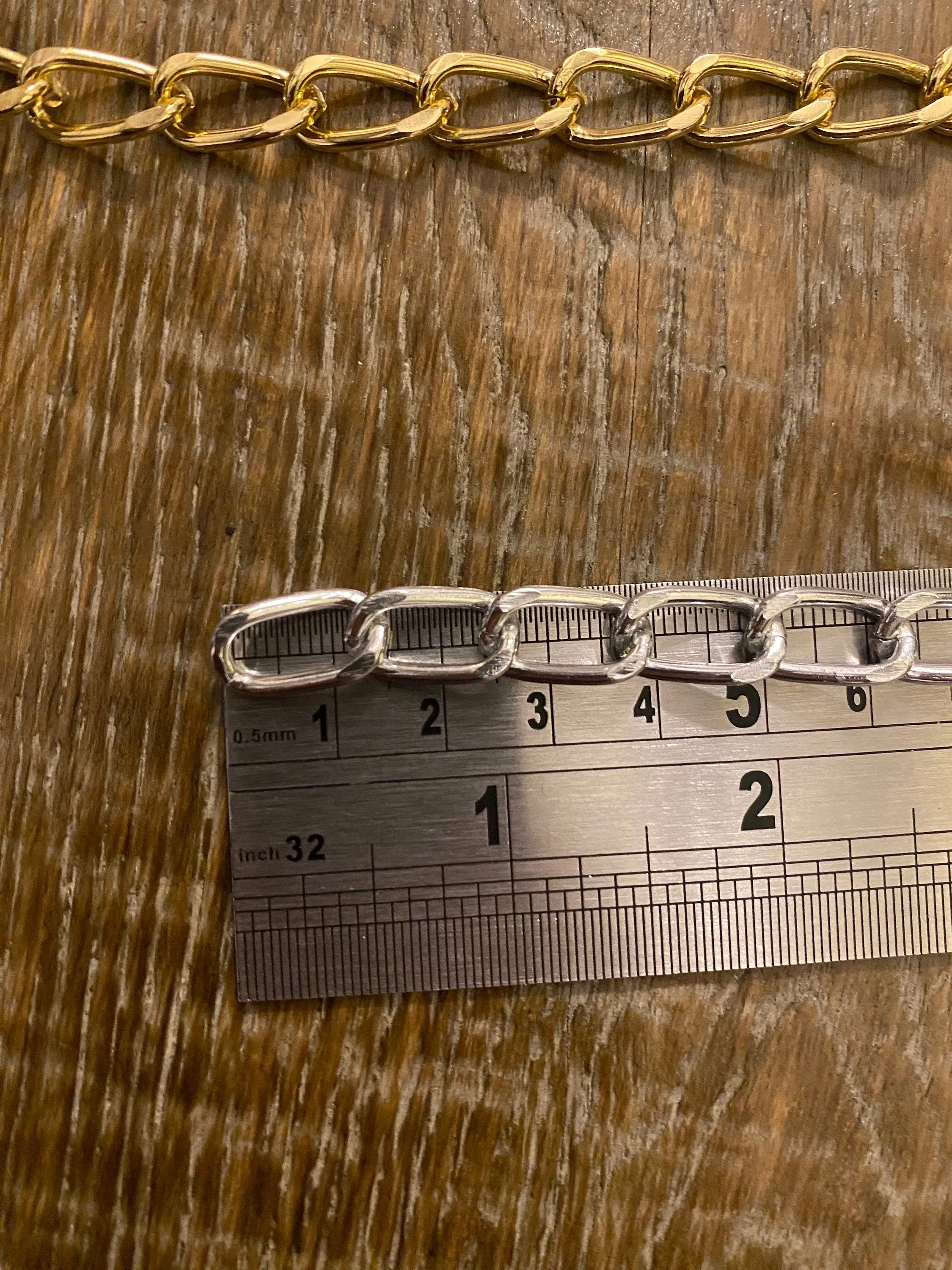 Light Weight Metal Chain, Aluminium Chain, Gold, Silver