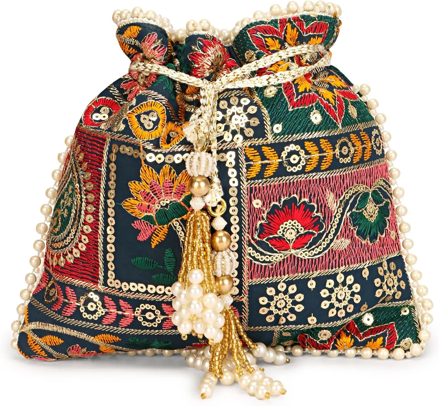 LONGING TO BUY Indian Wedding Potli Bags For Women, Potli Bags For Enagement, Sequence Potli Bags For Women