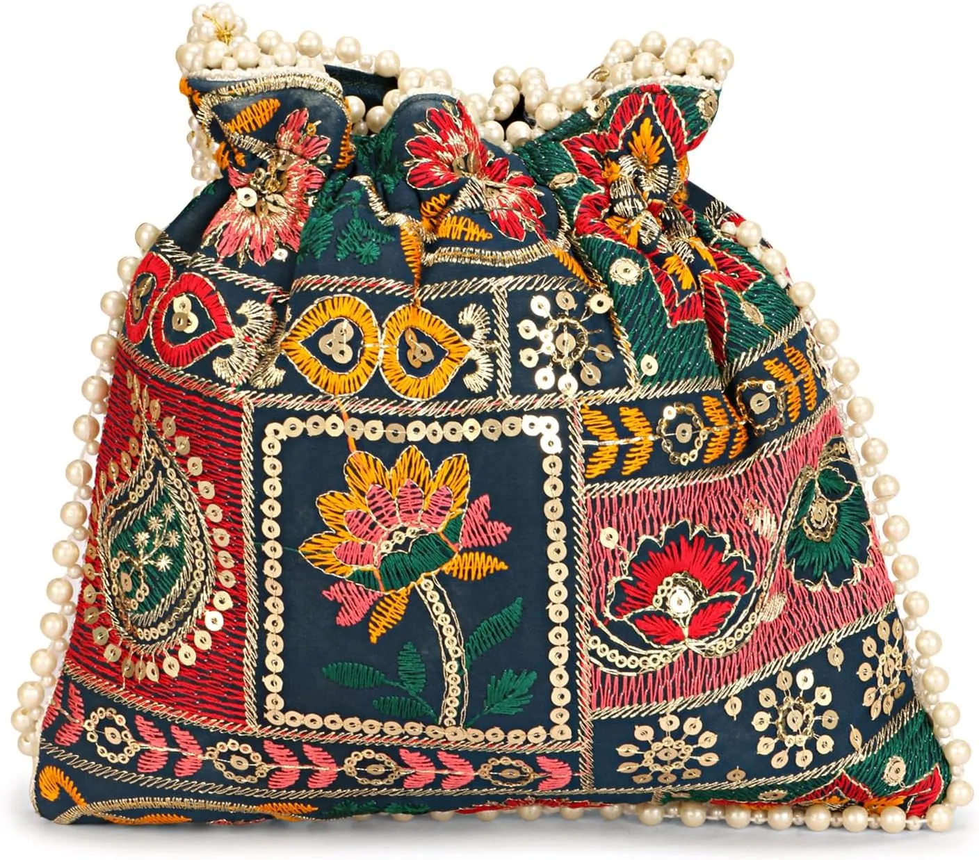 LONGING TO BUY Indian Wedding Potli Bags For Women, Potli Bags For Enagement, Sequence Potli Bags For Women