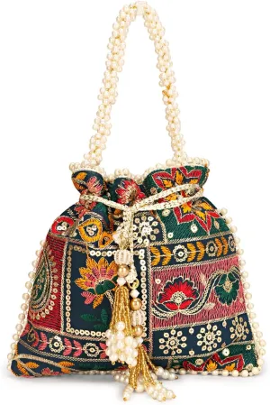 LONGING TO BUY Indian Wedding Potli Bags For Women, Potli Bags For Enagement, Sequence Potli Bags For Women