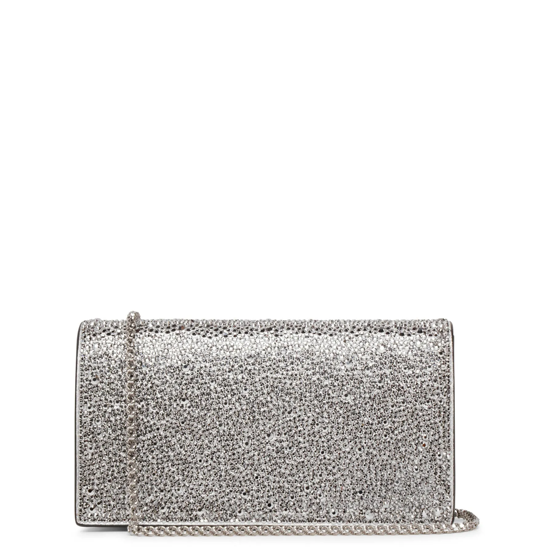 Loubi54 small silver crystal crossbody bag