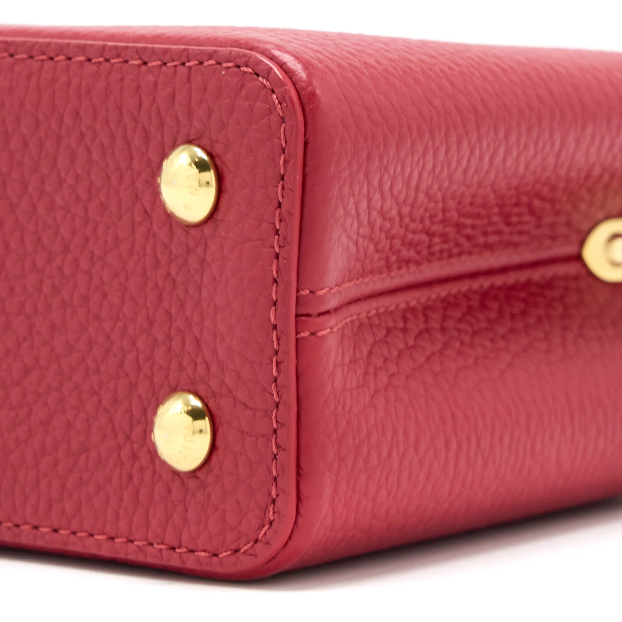 Louis Vuitton Capucines Mini Taurillon Scarlet GHW (New Version)