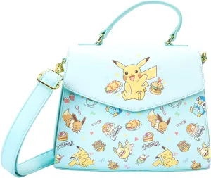 Loungefly Pokémon Cafe Crossbody Bag Pikachu and Friends with Treats Fashion Accessory