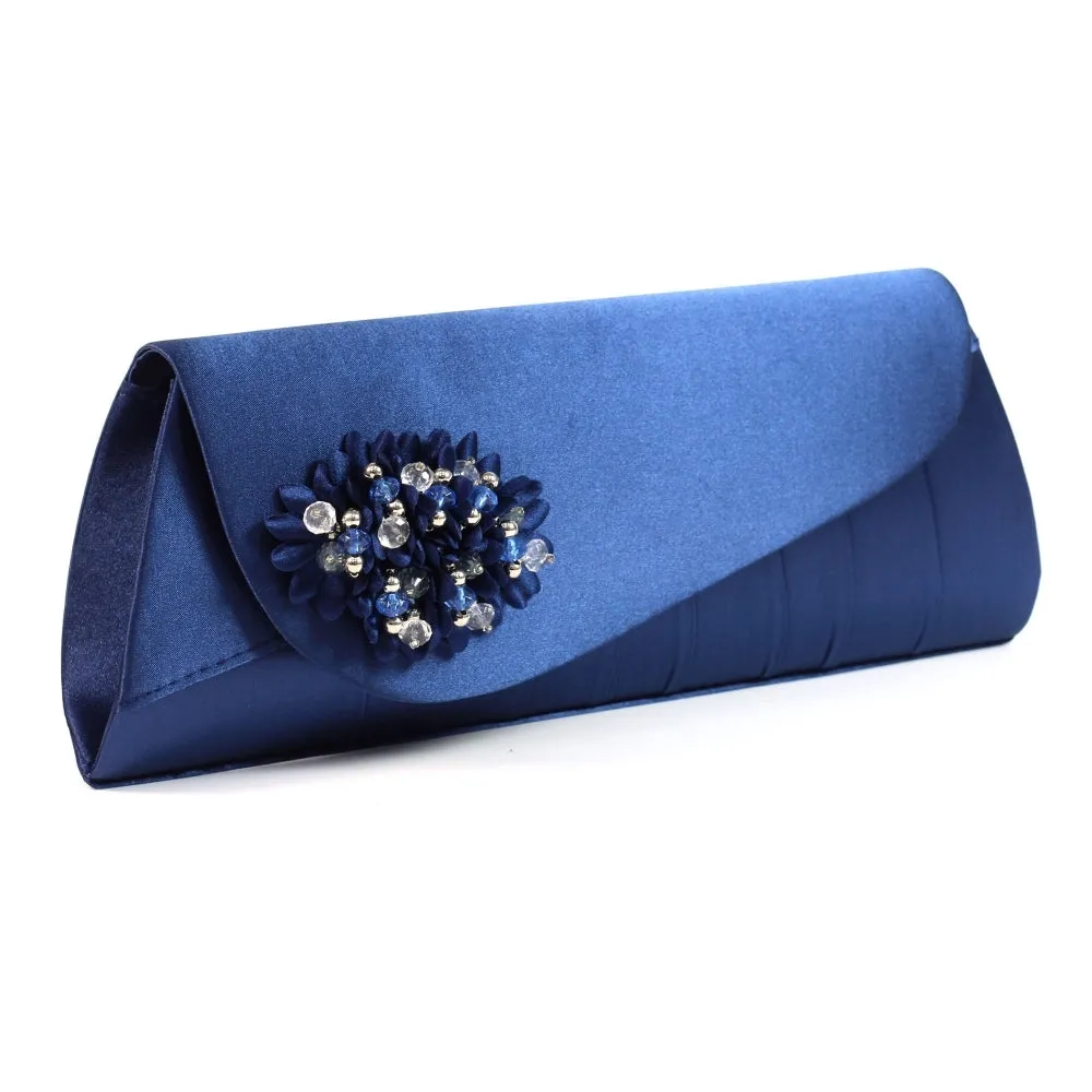 Lunar  Sabrina corsage handbag  Navy