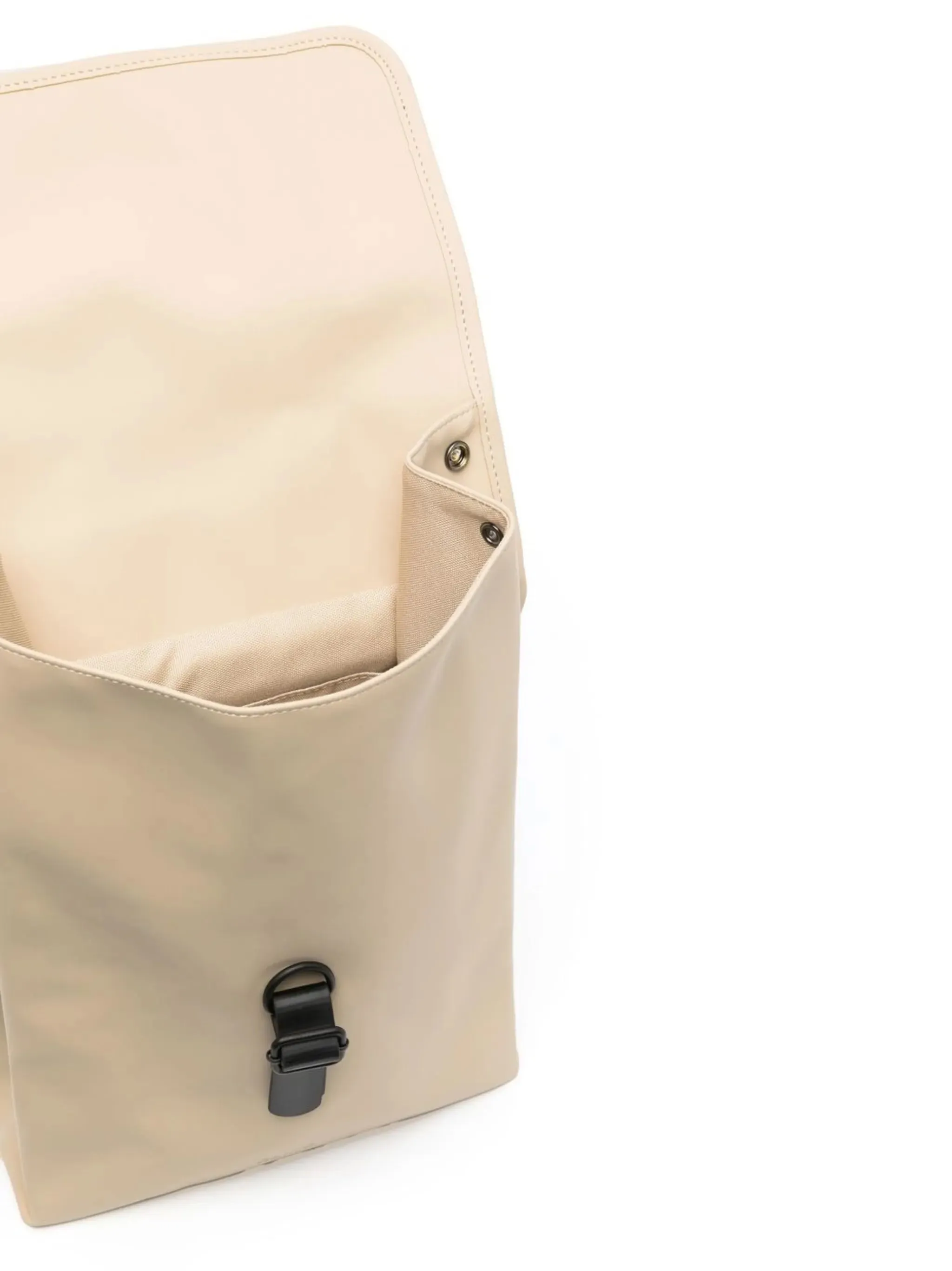Machine-learning backpack buckle-fastened Now or never flat