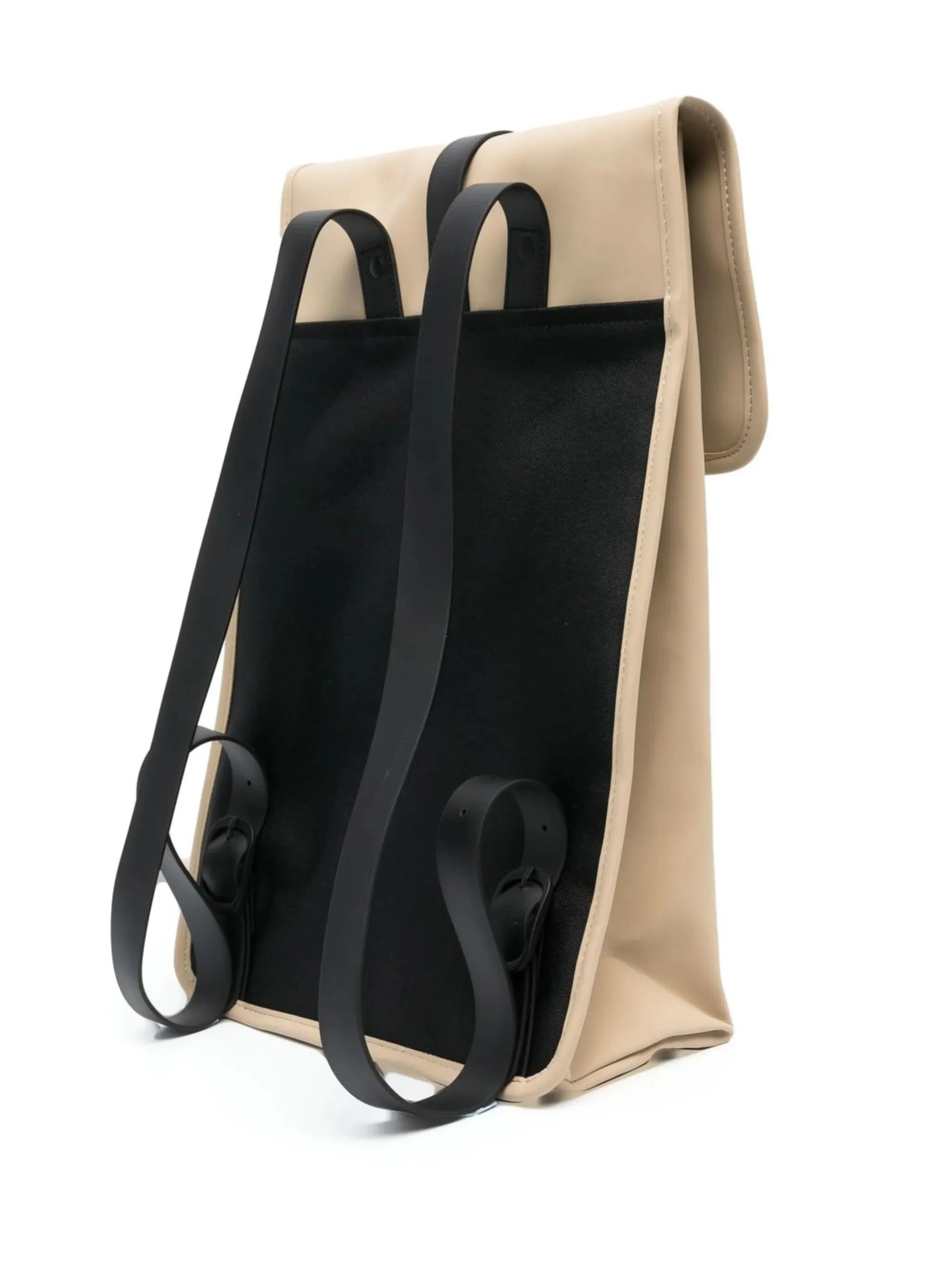 Machine-learning backpack buckle-fastened Now or never flat