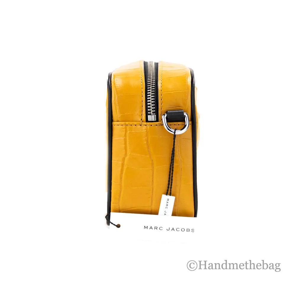Marc Jacobs Flash Mustard Leather Crossbody Bag