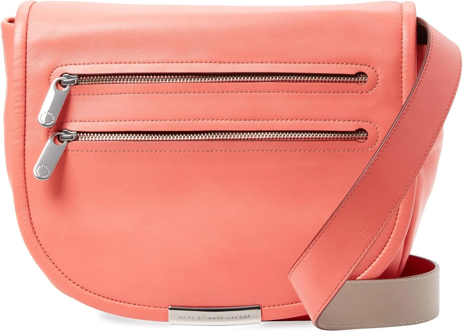 Marc Jacobs Luna medium Saddle bag crossbody in Rose Bush