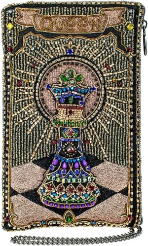 Mary Frances Your Move Beaded Crossbody Phone Bag, Multicoloured
