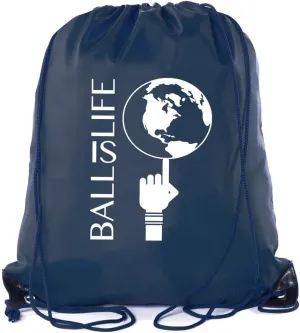 Mato & Hash Basketball Drawstring Bags with 3,6, and 10 pack Bulk Options 10PK Navy CA2500Basketball S4