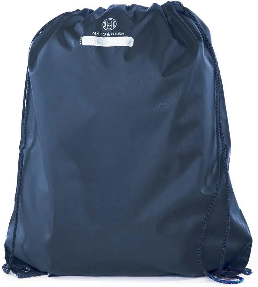 Mato & Hash Basketball Drawstring Bags with 3,6, and 10 pack Bulk Options 10PK Navy CA2500Basketball S4