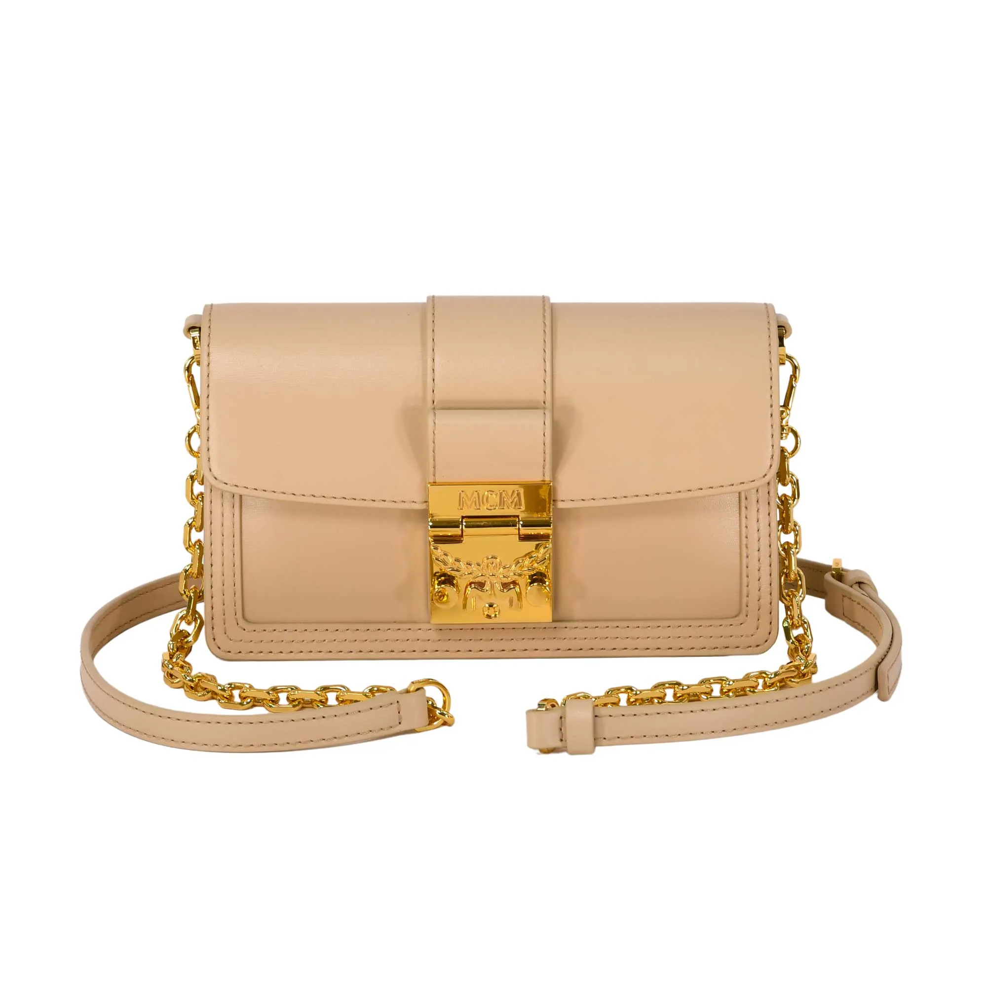 MCM A petite crossbody companion with a monumental presence  AW22
