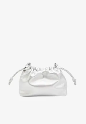 Medium Flamenco Laminated Leather Shoulder Bag